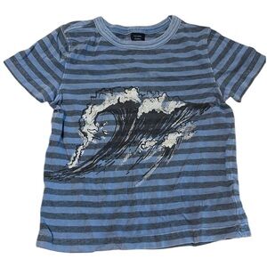Baby GAP Baby Boys Size 18-24m  Graphic T-Shirt Ocean Waves, 100% Cotton